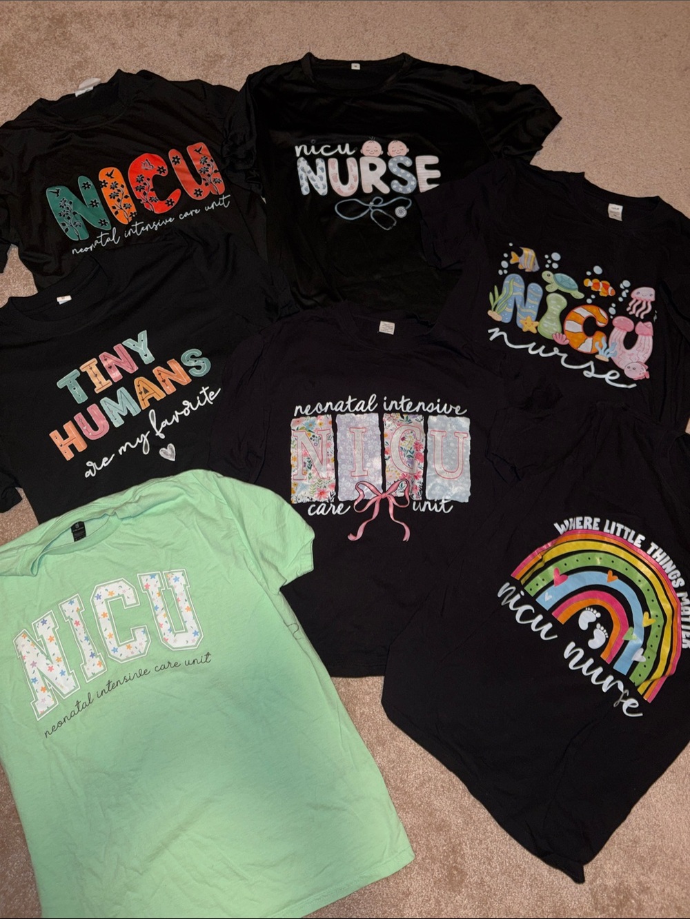 NICU Nurse t shirt bundle